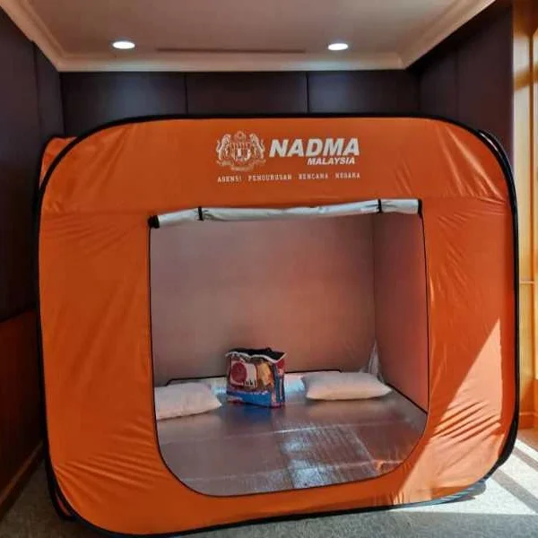

Malaysia hot sale Indoor cubicle tent for Tsunami Typhoon Earthquake with competitive price