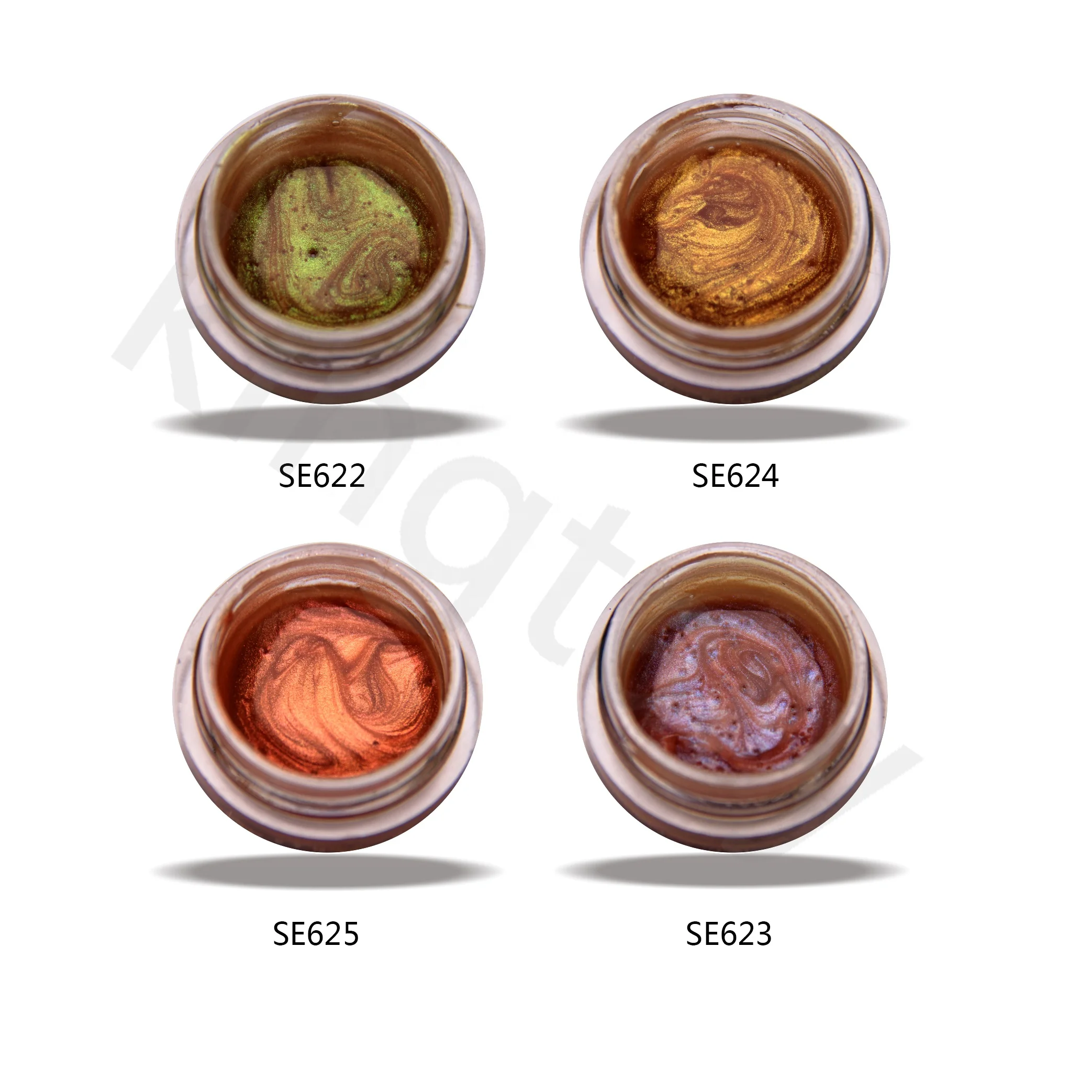 

Kingtary makeup cosmetic mica powder aurora nails pigments water activaded preset pigment glitter eyeshadow, Muti-color