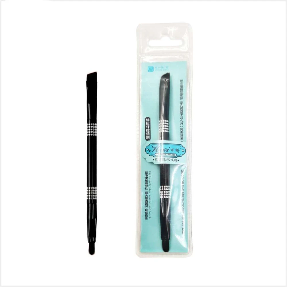 

Low Moq Manufacturer Make Up Brush Beauty Tool Eyebrow For Lip Eyes, Black
