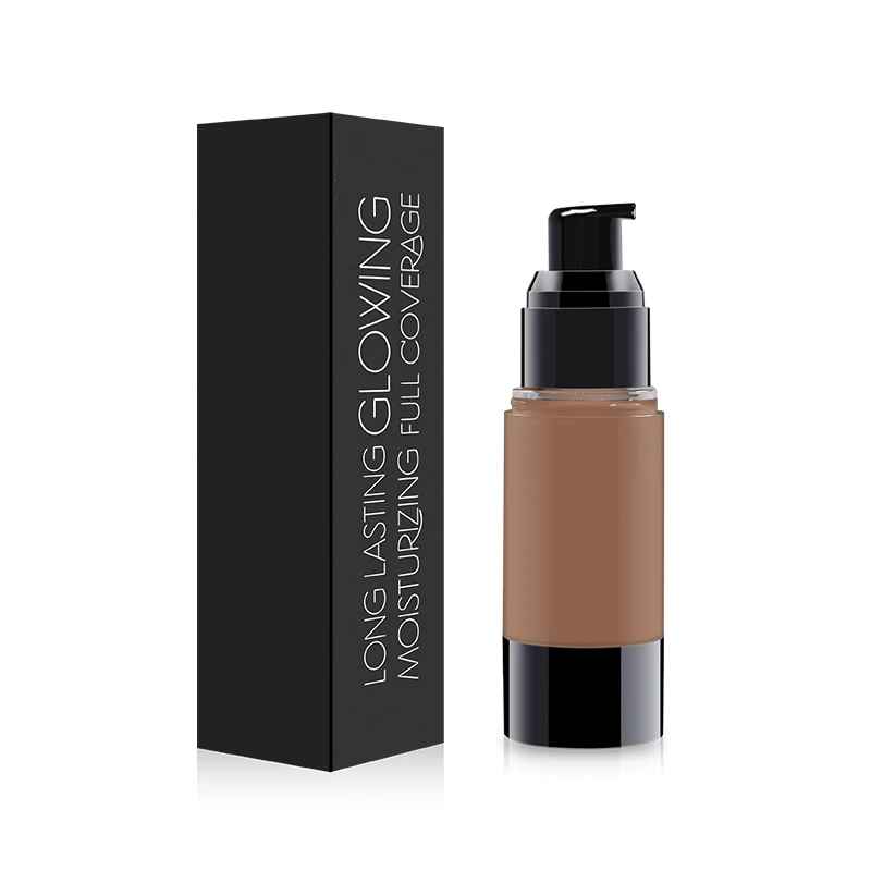 

12 Color Waterproof Natural Makeup Liquid Foundation with Private Label