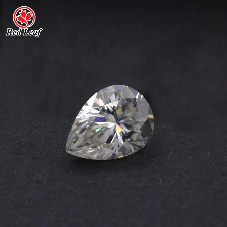 

Redleaf moissanite hot sale 7*10mm stone D-VVS1 white gra certified 2carat moissanite