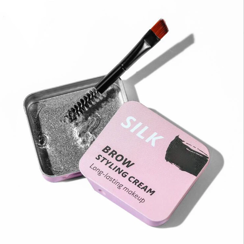 

Private label 3D Feathery Brows Setting Gel Waterproof Soap Brow Makeup Kit Lasting Eyebrow Gel Women Styling Brows Soap TSLM1