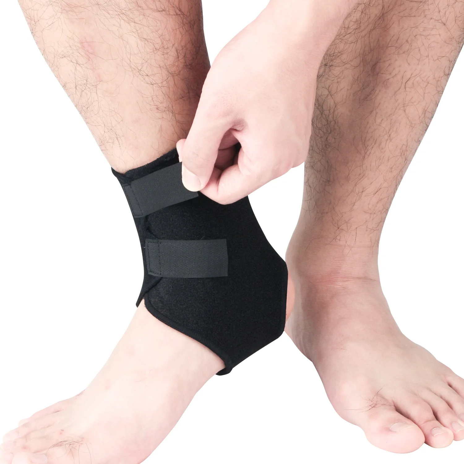 

High Elasticity Durable Breathable And Easily Keep stable Ankle brace support for pain relief and protection, Black