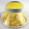 Pineapple Personalized design UV Protection Sun Visor Cap/hat summer PVC plastic sun visor for UV protection