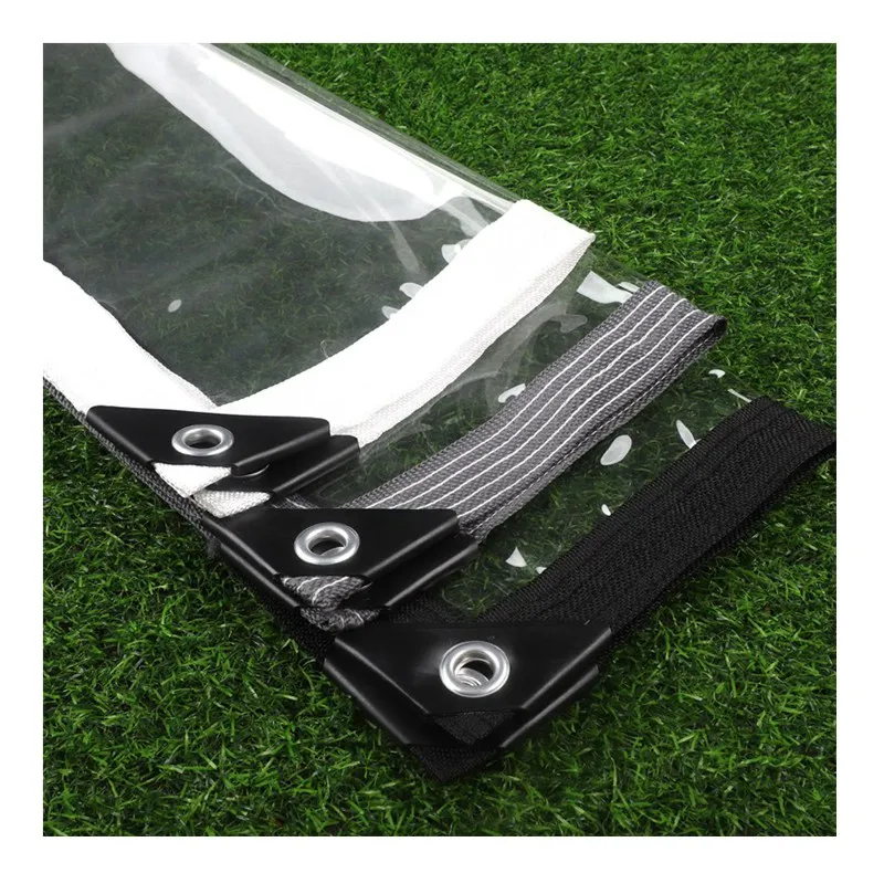 Thick 0.35mm Waterproof Transparent PVC Tarpaulin Balcony Succulent Plants Tarp Cover Terrace Rainproof Cloth Clearly Canvas