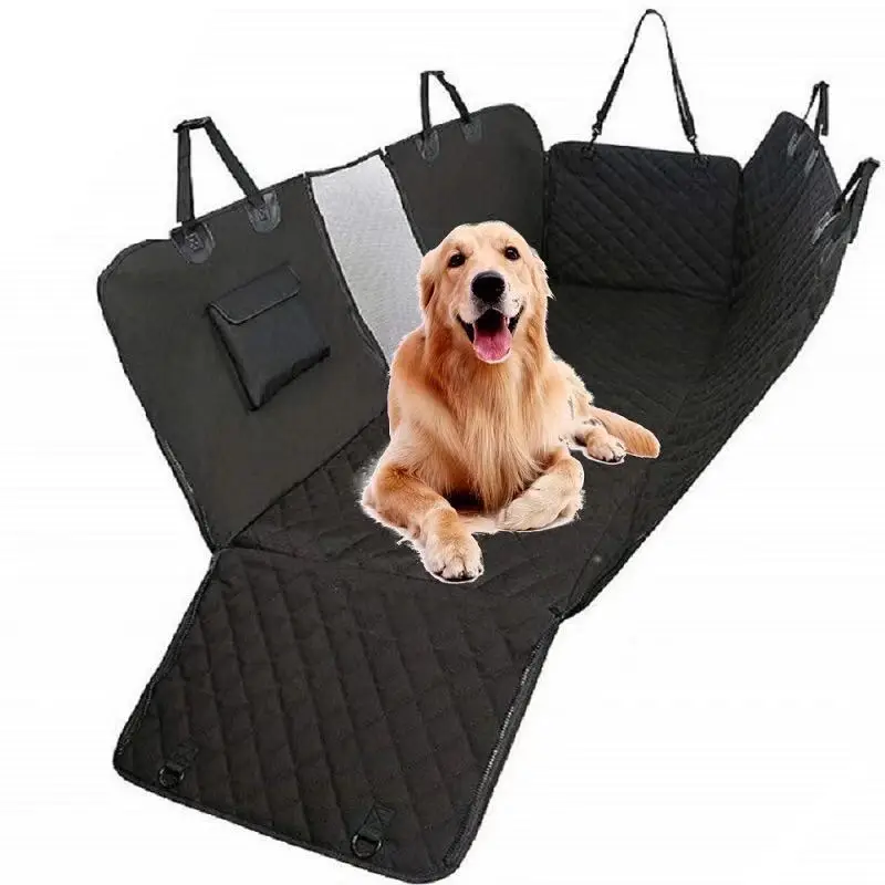 

Wholesale Waterproof Car Backseat Pet Bedding Hammock Mesh Window Anti Slip Dog Car Seat Cover, Black