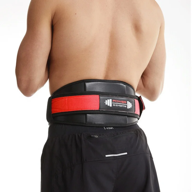 

Fitness Weightlifting Waist Belt Gym Bodybuilding Squat Belt, Black,yellow,red