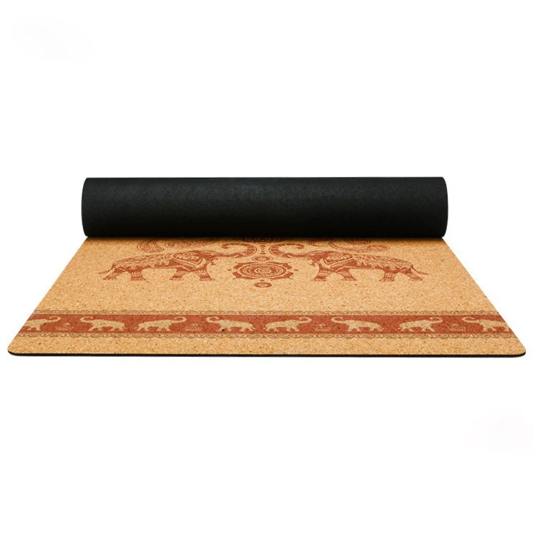 

Ourea High Quality Non-Slip Slimming Thick Gym Fitness Large Exercise Cork Yoga Mat Including, Customized
