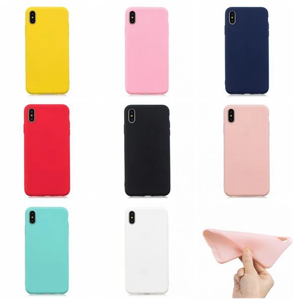 

For Xiaomi mi 9 Pro NOTE10 Redmi 8 8A 5 NOTE 8T NOTE8T Case Frosted Matte Soft TPU Case Silicone Gel Skin Cover