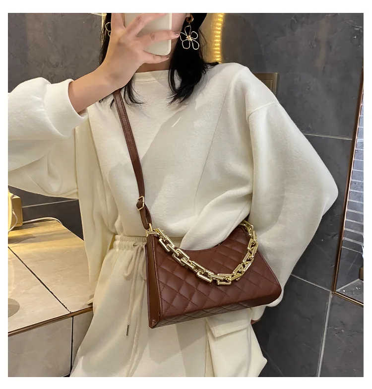 

2021 new fashion chain bag Korean version of the net red one-shoulder slant bag