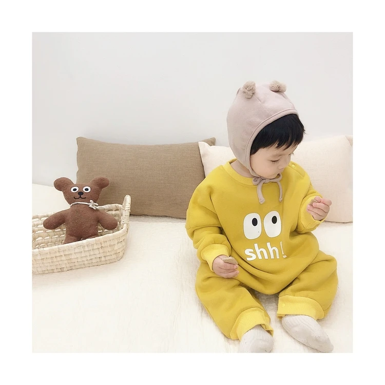 

Wholesale Comfortable Autumn Winter Baby Long Sleeve Clothes Baby Rompers, As picture shown