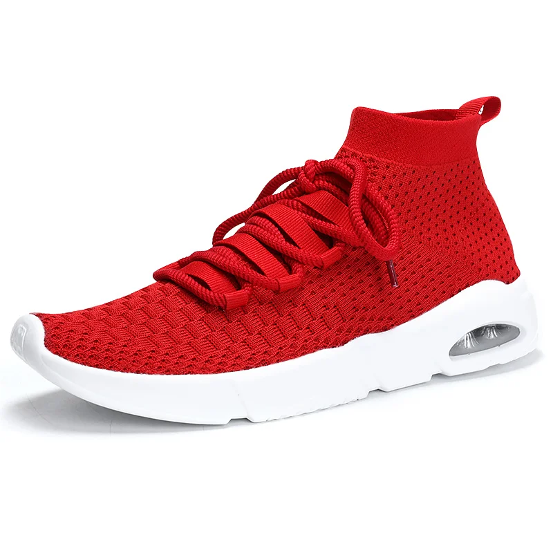 

Hot selling china OEM men soft casual knitted shoe sports sock shoes