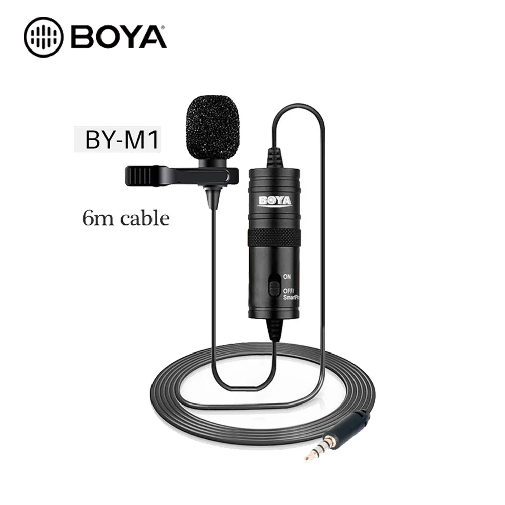 

China Wholesale Interview Microphone Clip By-M1 Microfone Boya, Black