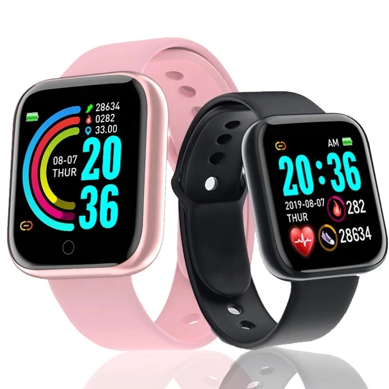 

Wholesale Y68 D20 Smart Watches with Heart Rate Blood Pressure Sports Watch for Android and IOS