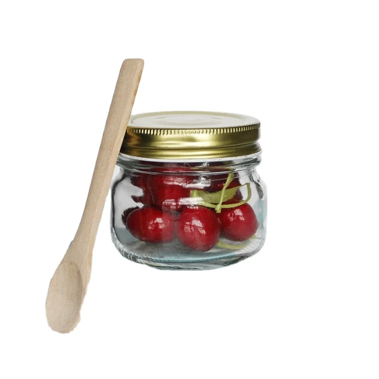 

Cheaper 4oz 120ml Square Round Mason Jar for Jam