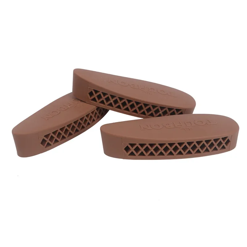 

Tourbon hunting shooting silicone rubber recoil pad, Brown/black