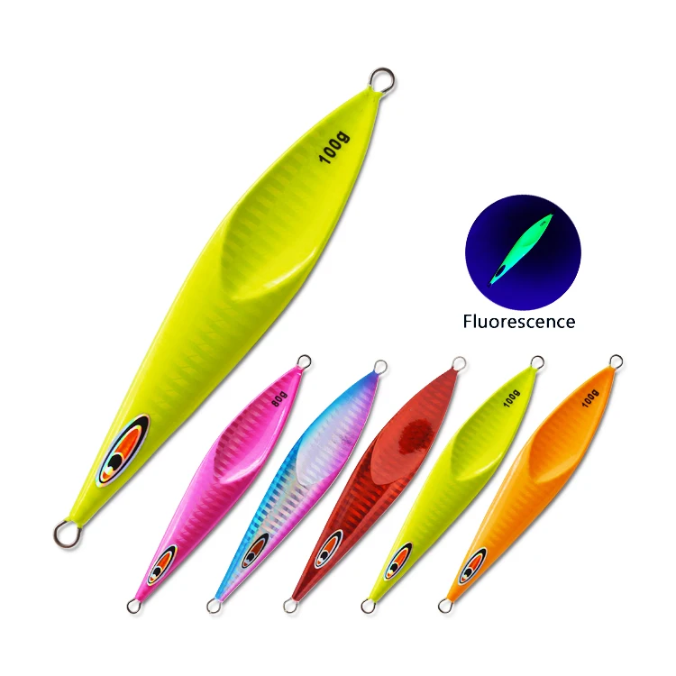 

MICLURE-MJ208-80g/100g/160g-japan metal rector Spoon shape jig, Vavious colors