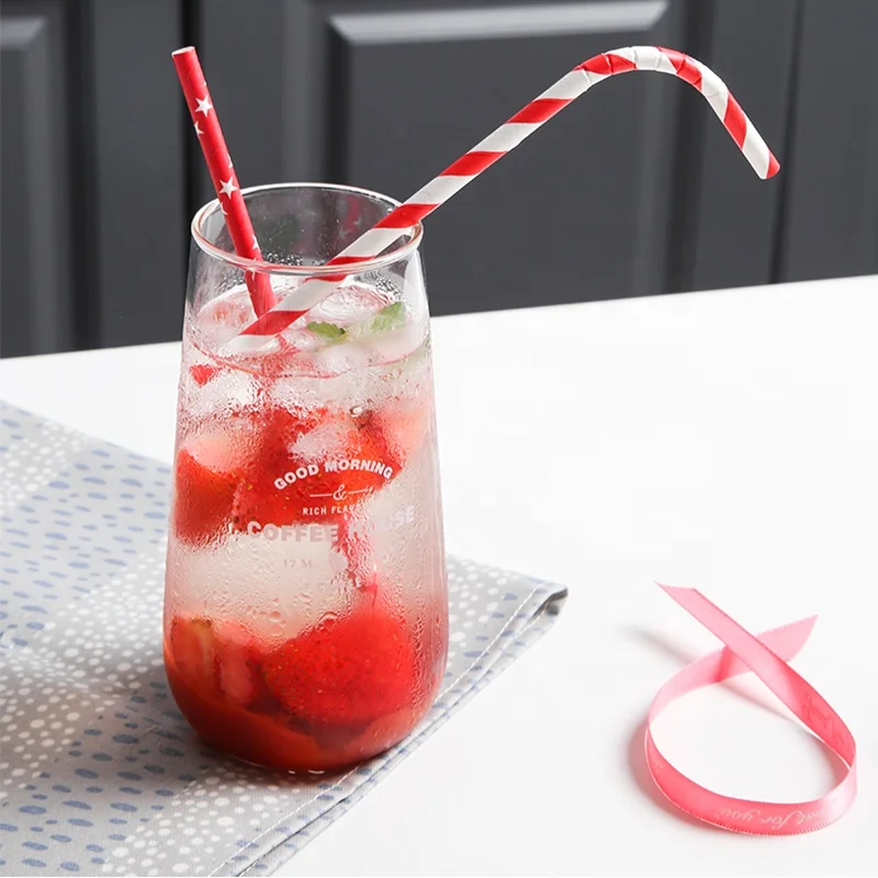 

Hot Sale Custom Eco Drinking Automatic Drink Straw Zig Zag Paper Straws, Customized