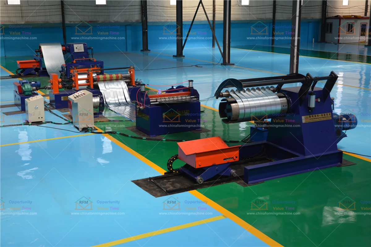 heating pipe industry steel strip Slitting Line Roll Forming Machine