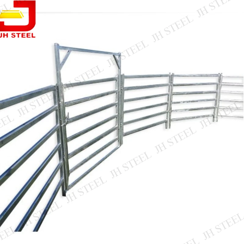 

Hot Sales High Zinc Coated Low Prices Livestock Field Farm Metal Horse Rail Fence