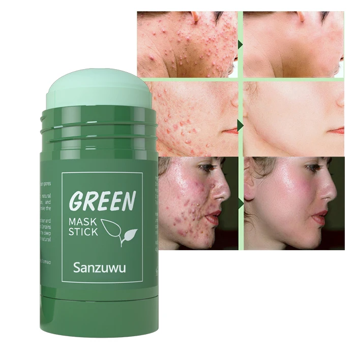 

ODM OEM Cleansing Mask Purifying Clay Stick Face Mud Private Label Organic Green Tea Mask Stick
