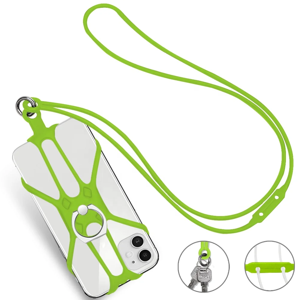 

Wholesale promotion gift Silicone Lanyard neck strap With Credit Card Holder