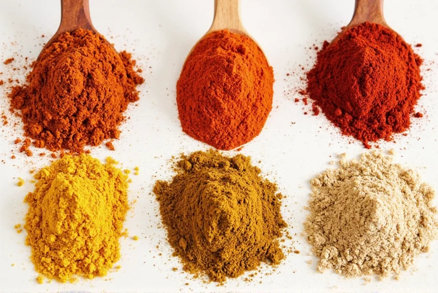 Mustard seeds, cumin, turmeric