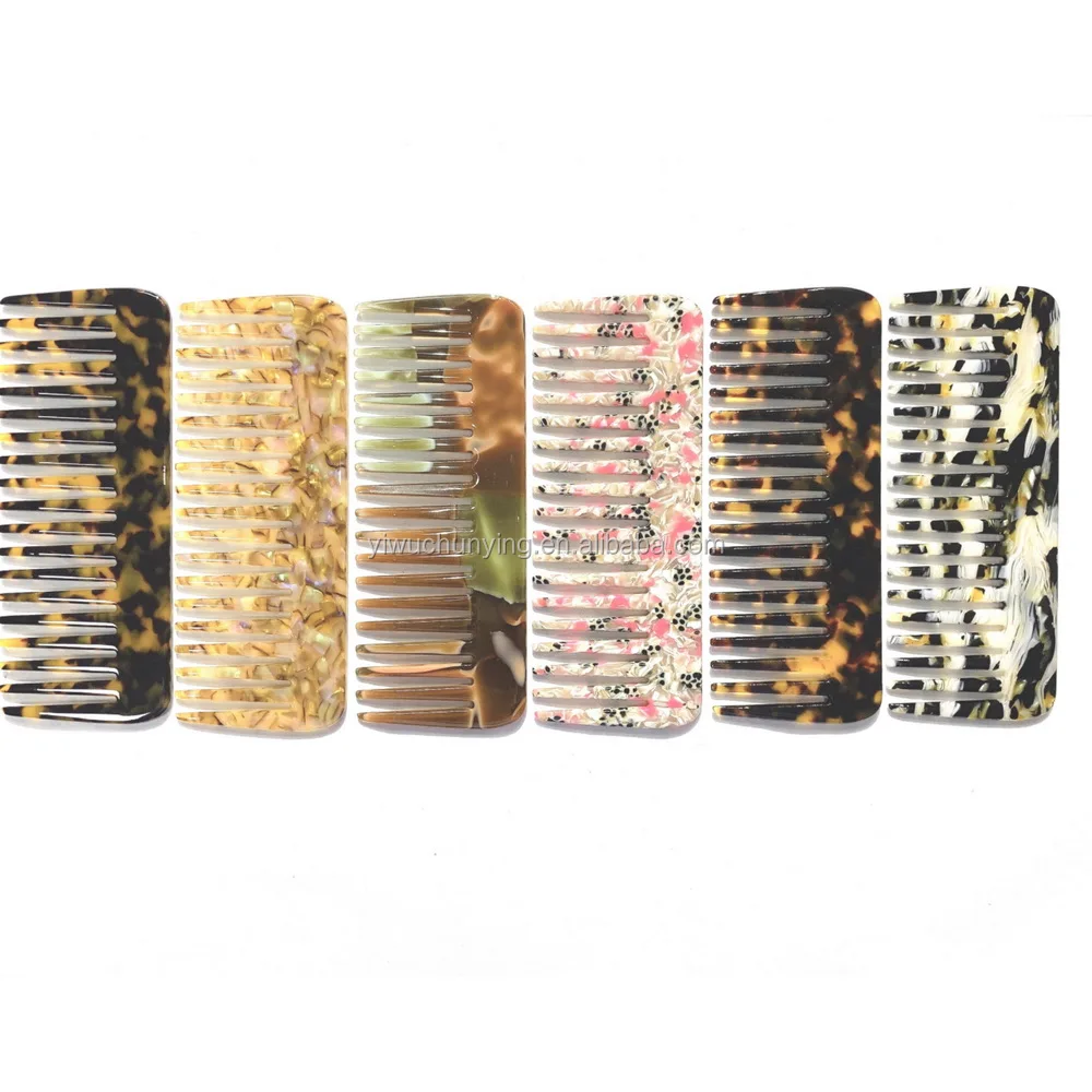 New Design Hot Hair Comb Acetate 4mm Thickness Unbreakable High Quality