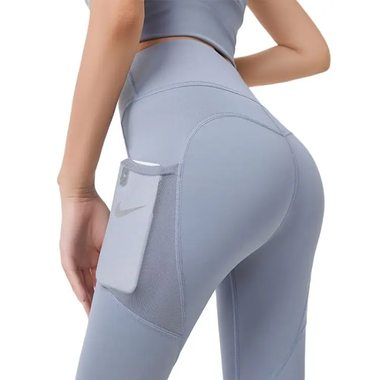 

Ultra light soft butt lifting polyester/spandex stretchy yoga pants with pocket