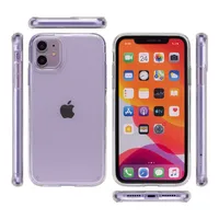 

New 2020 For iPhone 11 Pro Max X/XS XR Cases Shock Absorption Anti-scratch Slim TPU Clear Acrylic Hard Phone Case For iPhone 11