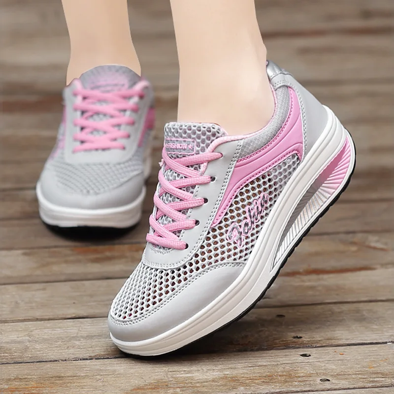 

sh11508a Ladies shoes 2021 large size 42 women messh upper creathable shoes running
