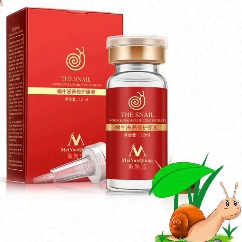 

Recommend Images deep moisturizing anti-aging firming hyaluronic acid essence six peptides snail EGF VC serum
