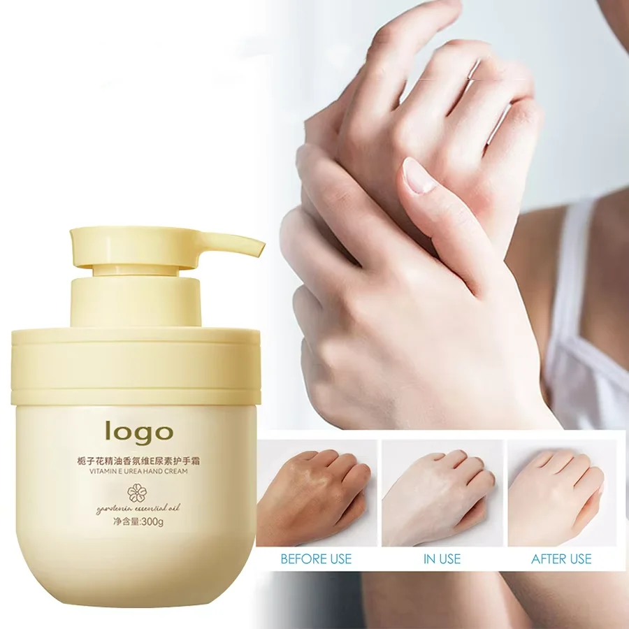 OEM Private Brand Gardenia Fragrance Whitening Moisturizing Prevent Dryness and Cracking Vitamin E Hand Cream