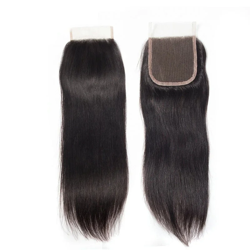 

10a Quality Virgin Hair Straight Bone Straight Human Hair Extensions Lace Front Virgin Bone Straight 4x4 Human Hair Extensions