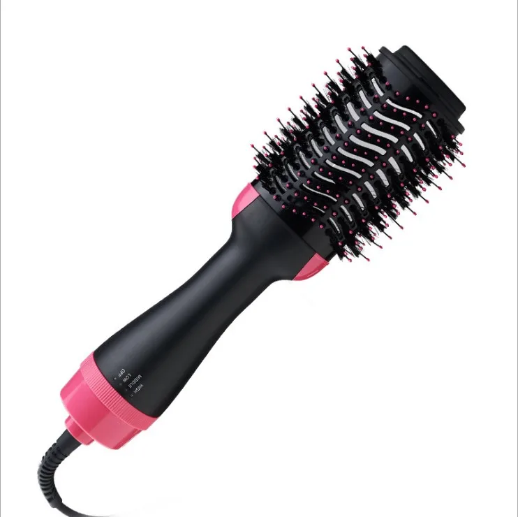 

Electric Comb Hair Straightener Professional Hot Air Brush with Straightening One Step Hair Dryer Brush, Black