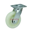 4" 5" 6" 8" Plastic caster heavy duty caster top plate swivel with double ball bearing