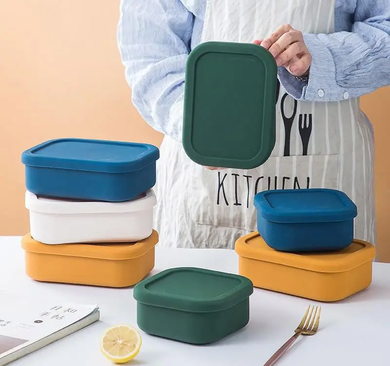 

1L 304 stainless steel insulated lunch box heating portable student compartment fresh keeping box camping food storage box