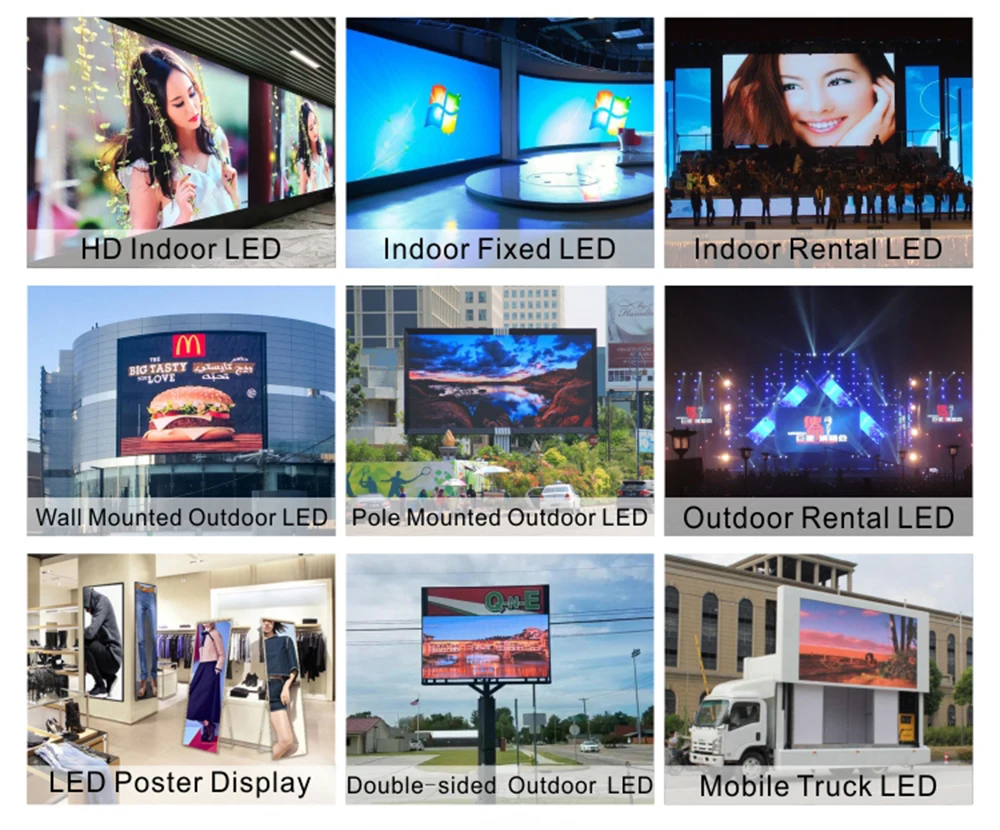 Acrylic Outdoor LED Advertising Billboard SMD3535 P5 P6 P8 P10 Die Casting