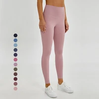 

Us Size Non See-through Fitness Gym Leggings with Inner Pocket Women High Waist Nylon Yoga Pants