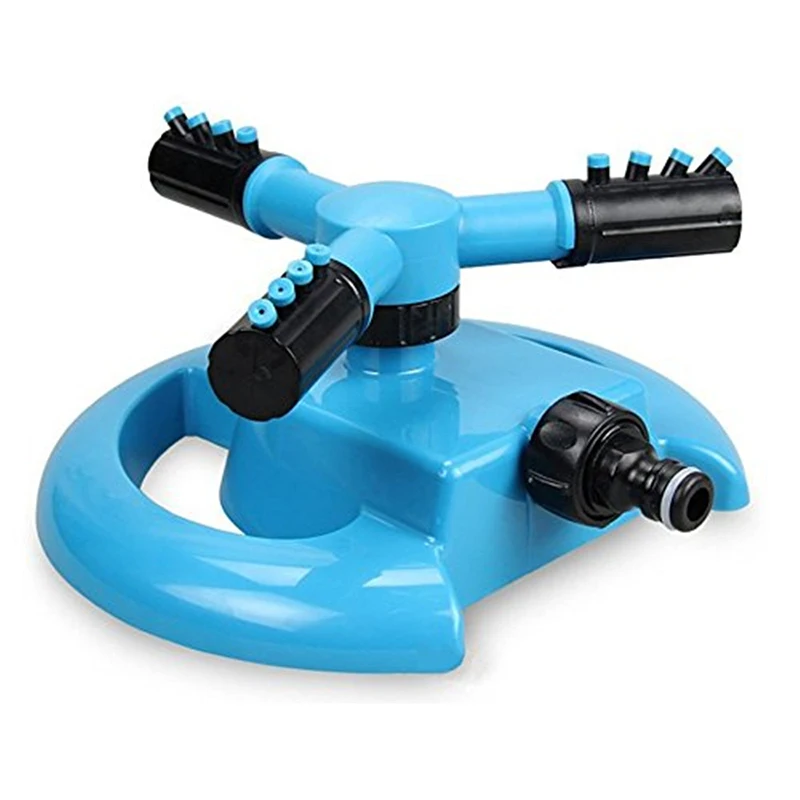 

automatic 360 degree rotating lawn sprinkler, Blue green