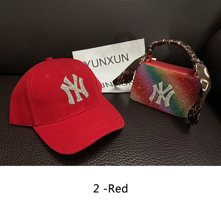 

2021 Fashion Handbag Shoulder Ladies Ny La Hat And Purse Set Wholesale Branded Bags Leather Purses And Handbags Sac A Main