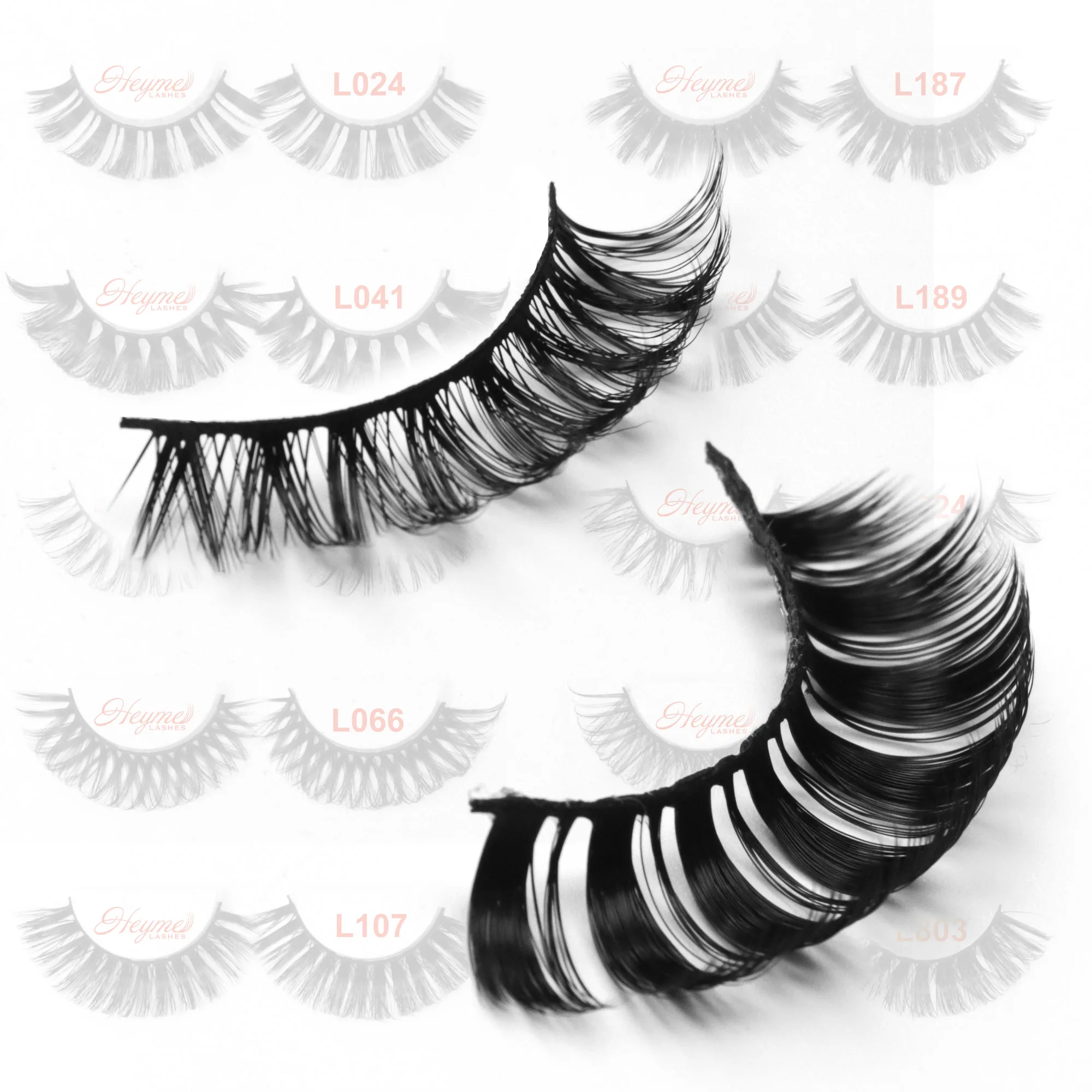 

Customized Lash Boxes False Eeyelashes 25mm 3d Mink Lashes Russian Strip Lashes, Custom color accepted