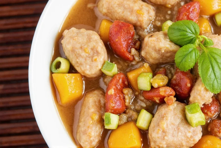 A recipe book open to a page featuring Spanish for Stew