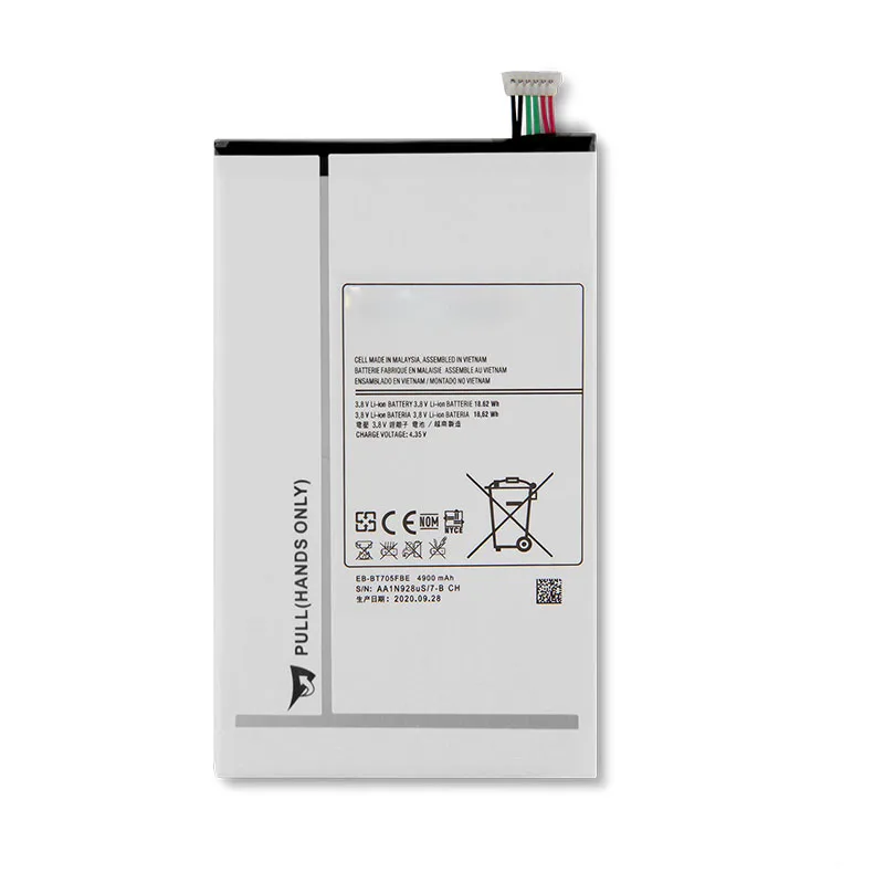 

4900mAh EB-BT705FBE EB-BT705FBC for Samsung Tablet Replacement Battery For Samsung Galaxy Tab S 8.4 T700 T705 SM-T700 T701 SM-T7
