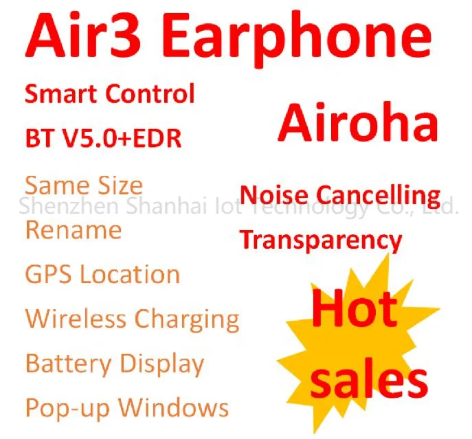 

High Quality Airoha 1562A/1536U BT 5.0 with noise cancelling 1562f headphones 1562A earbuds wireless earphone airoha 1562A, White