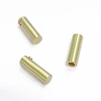 

WJK-285 High quality metal screw metal drawstring cord end metal aglet for hoodies