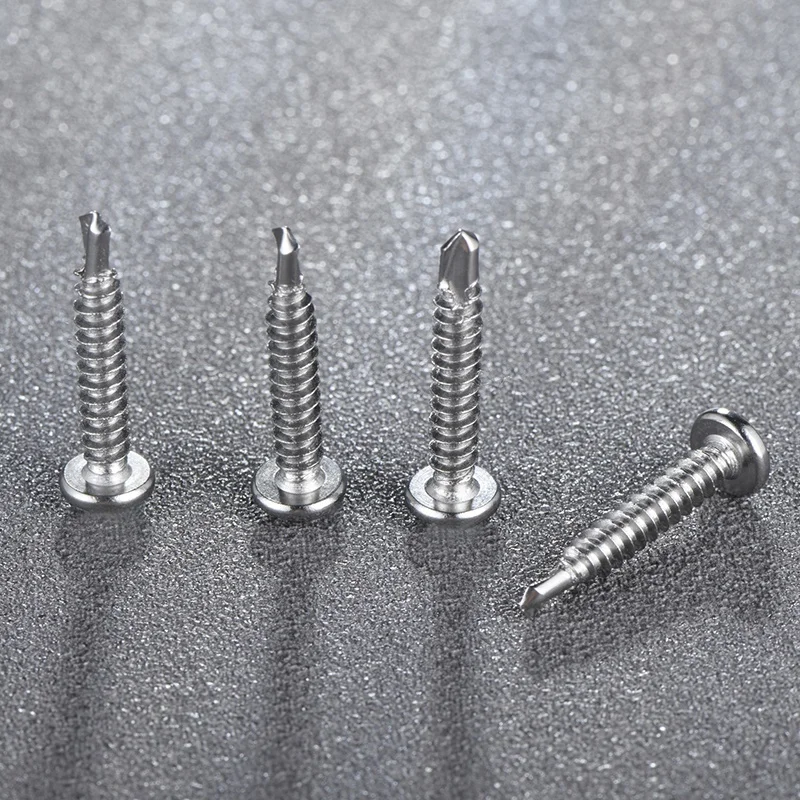 
Screws Stainless Steel 410 Pan Head Self-drilling 