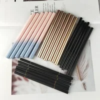 

6 color pink Eyebrow pencil makeup private label permanent double head Waterproof long lasting eye brow pencil