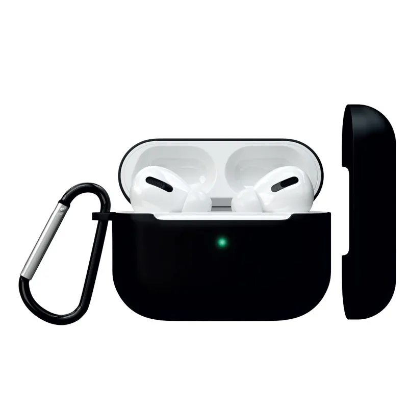 

Free Shipping New Waterproof for Wireless Earphone Silicone Airpods Case Cover For Airpods Pro, Various colors