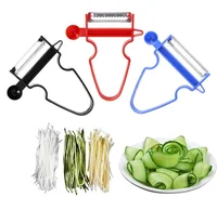 

Magic Trio Peelers Set - Julienne, Shred, Slice Vegetables and Fruits - Peel Anything In Seconds